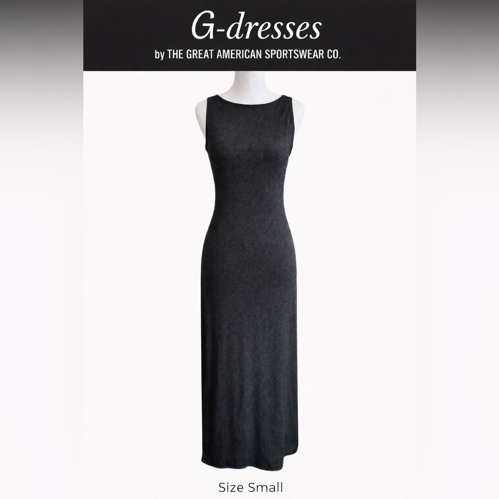 Classic Black Sleeveless Maxi Dress